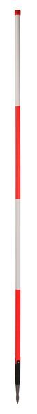 Fluchtstab-Nestle-11006000-1 Fluchtstab Holz/PVC, dreikant Dreilaschenspitze, 2,16m, r/w w/r