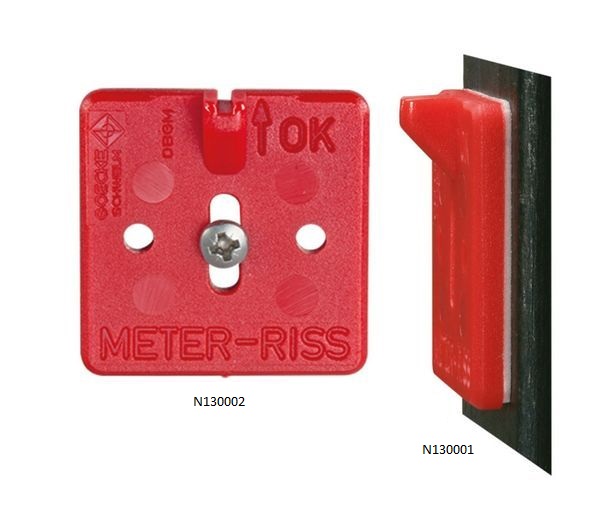 Meterrissmarke-N130001 Meterrissmarke mit Nase
