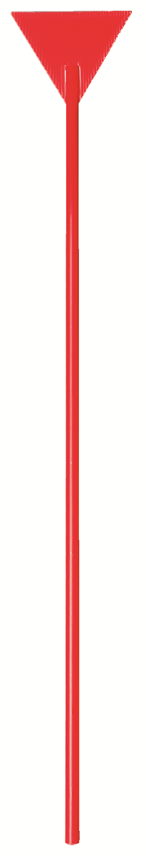 43MR-OR_B300-1-1 abweichende Abbildung in Rot mit Signiertafel, dreieckig rot