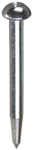 Vermarkungsbolzen mit halbrundem Kopf und Zentrierung, L 100 mm