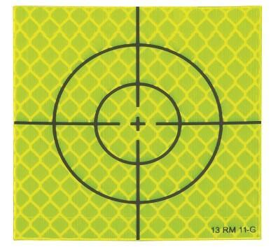 Reflex-Zielmarke, schwarz/gelb, Standard-Zielbild, sk, 60 x 60 mm